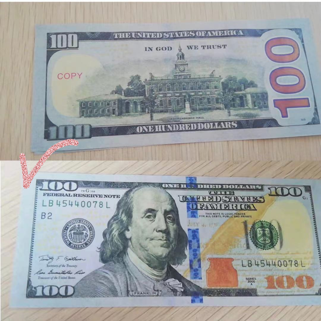 

24 Hours Fast Currency Simulation Game Prop Dollar Bills 5 DIY Billet Delivery Faux Props US Children Euro