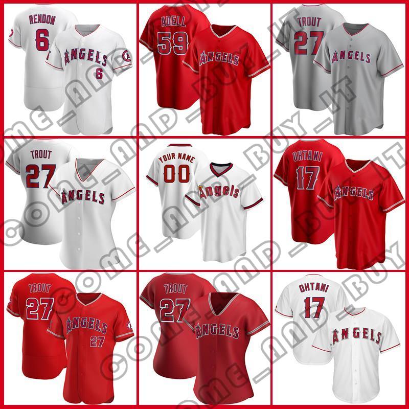 

Men 17 Shohei Ohtani Custom 27 Mike Trout Baseball Jersey 6 Anthony Rendon 59 Jo Adell Anthony 25 Dexter Fowler Jose Iglesias David Fletcher Shohei, Custom women -tianshi