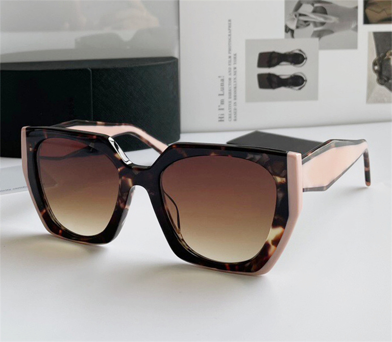 

Fashion designer 15W sunglasses for women two color board combination trend glasses unique vintage leisure style Anti-Ultraviolet protection come with box