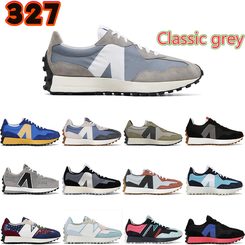 

Newest classic mens 327 running shoes grey Paisley Pack Navy Rain Cloud Violet Aluminum Turtle Dove blue orange men women sports neakers, Bubble wrap packaging