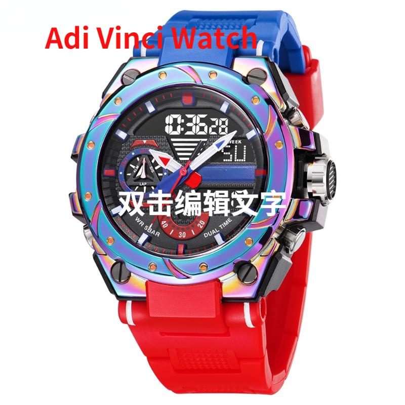 

Wristwatches Student Cool Personality Waterproof Watch Sports Men's Casual Electronic Watches Fashion Wholesale, Slivery;brown