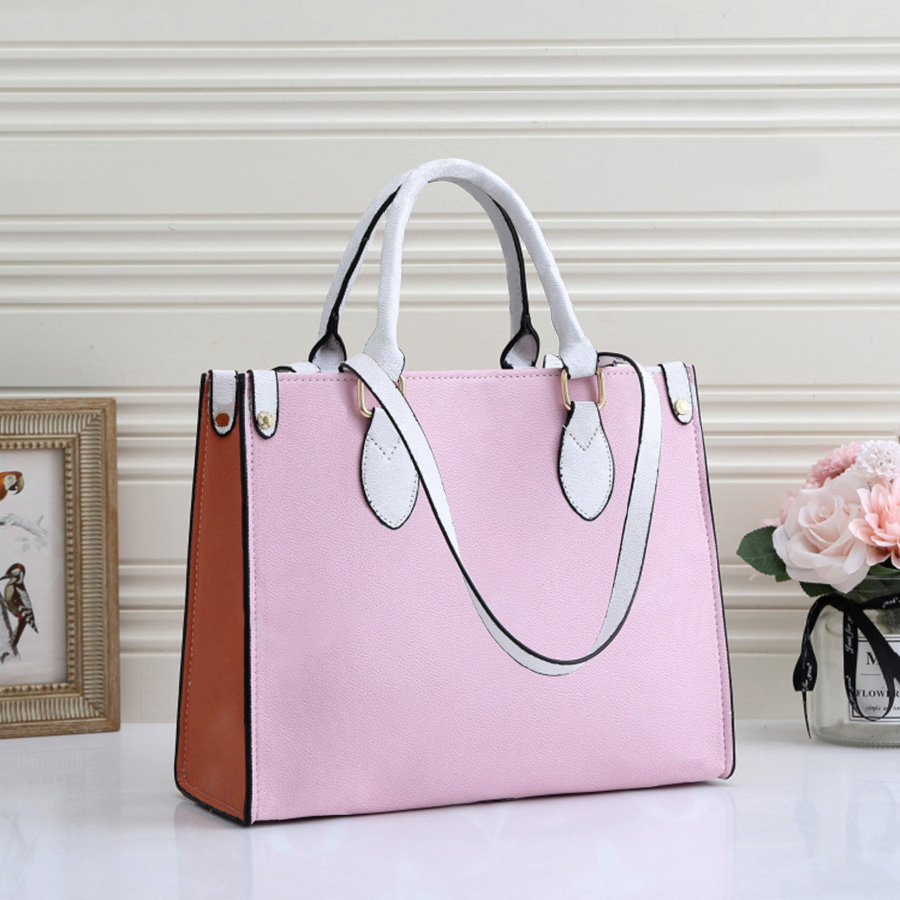 

SELL WELL Fashion woman Totes Handbag Genuine Leather Classic pattern Design Super Large Capacity High Quality Gifts bags 05, Dustbag