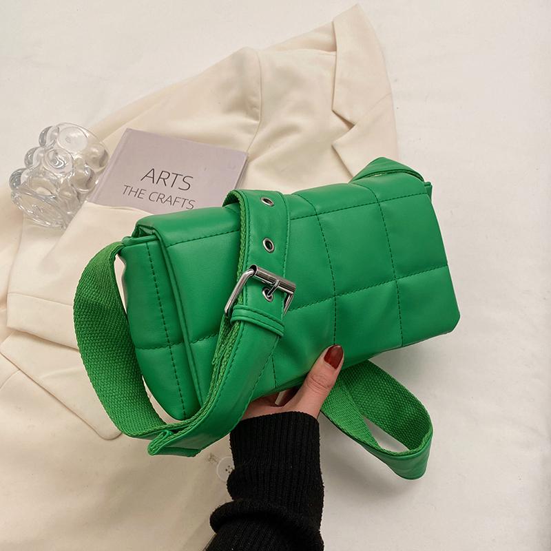 

Evening Bags HOCODO Space Cotton Bag For Women Fashion Ladies Shoulder Winter Pu Leather Crossbody High Quality Women'S Handbag