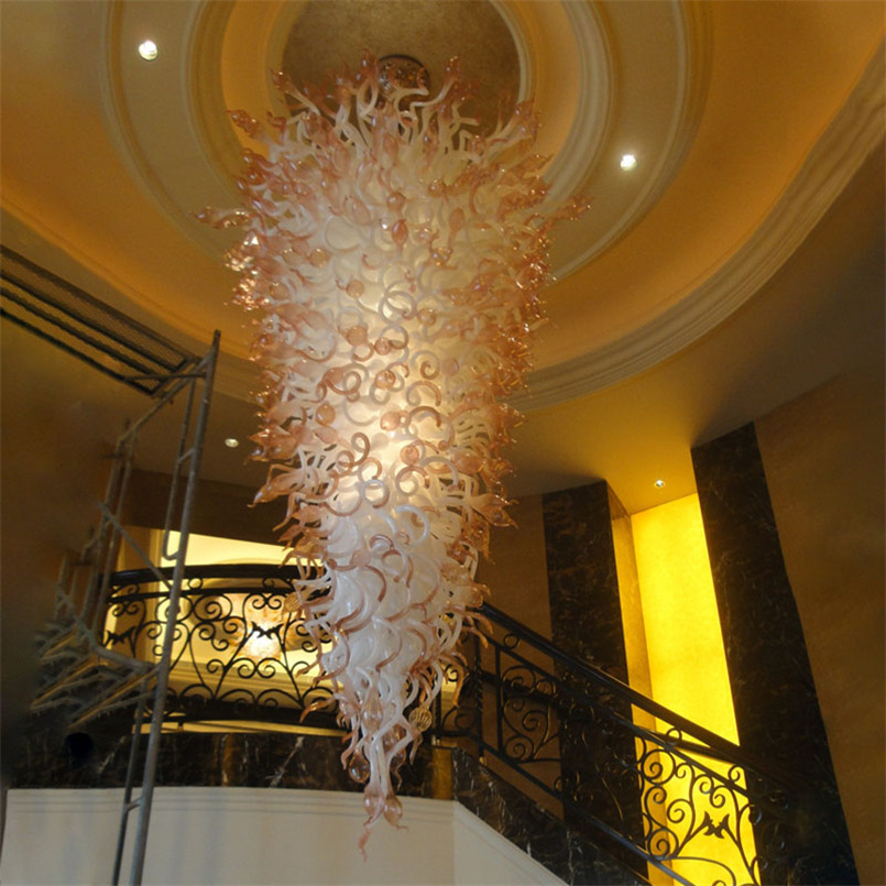 

Art Deco 100% Handmade Lamps Well Design Murano Crystal Hand Blown Glass Chandelier Lightings with High Quality Indoor Lighting Chandeliers for Dining Room