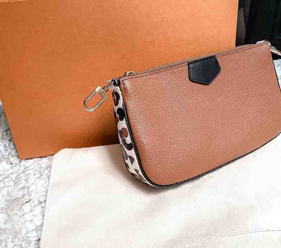 

Luxurys Women Handbag Purses Fashion Leopard Print Pillow Bag Designers Lady Totes High Quality Color Matching Shopping Bags, Black