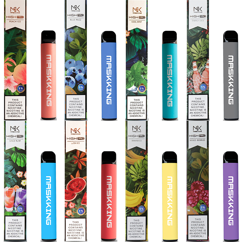 

Disposable Vape Maskking High Pro Disposables E Cigarettes Puffs 600mAh 3.5ml Pre-filled Cartridges Vapes pen mix flavors dropshipping