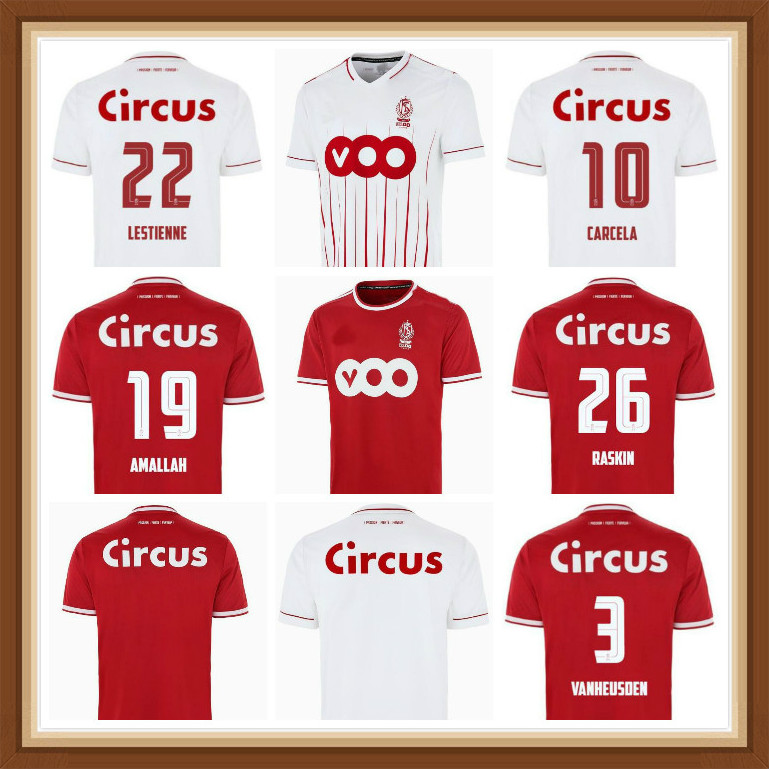 

Pot 2021 2022 Belgian Standard Liège soccer jerseys home red adult shirt CIMIROT VANHEUSDEN football jersey 21/22 CARCELA AVENATTI shirts