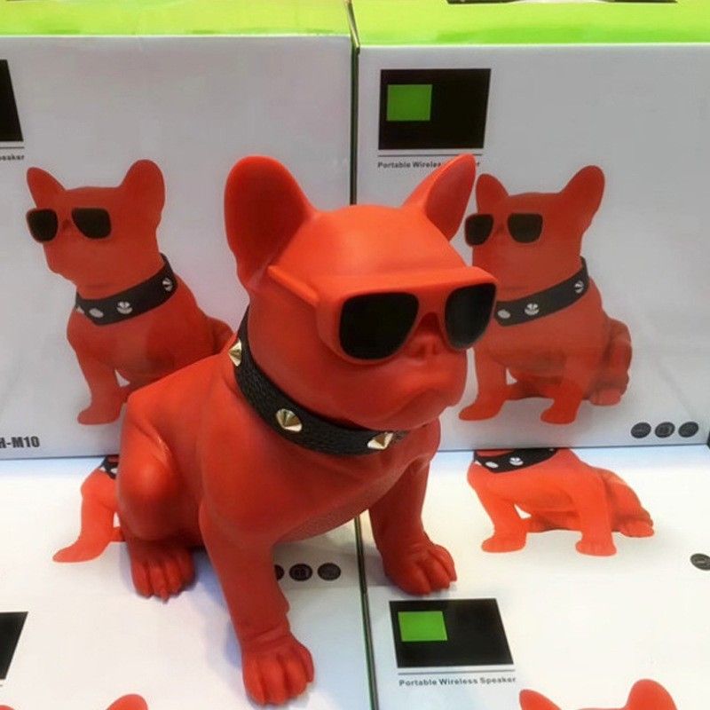 Mini Wireless Bluetooth Dog Speaker HIFI Subwoofer Portable Audio Speakers 6 Colors Outdoor Soundbar with Retail Box TF Card MP3 Player-image-719458735