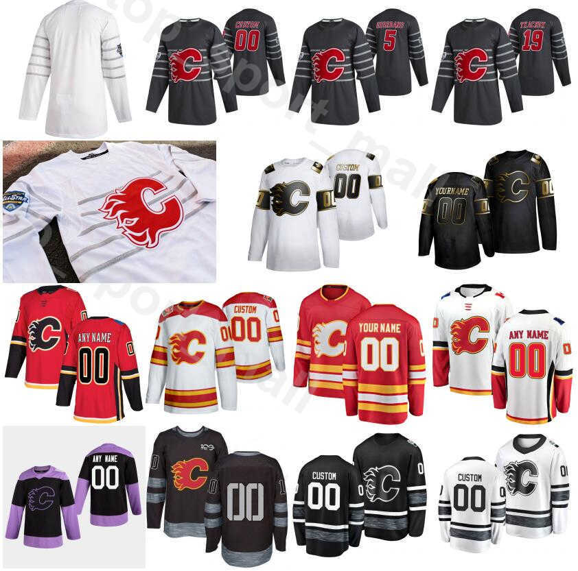 

Custom 2020 Ice Hockey Calgary Flames 17 Milan Lucic Jerseys Men 93 Sam Bennett 67 Michael Frolik 24 Travis Hamonic 13 Johnny Gaudreau, White