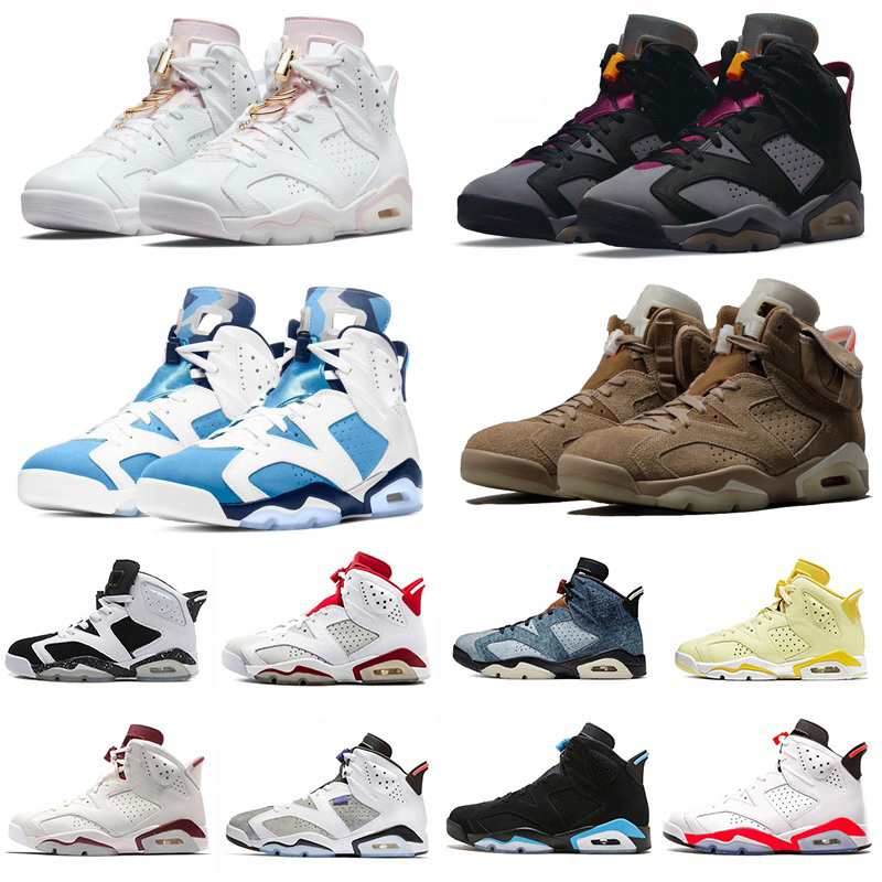 

Jumpman mens basketball shoes UNC Electric Green Gold Hoops Infrared Bordeaux Tiffany Blue Black Cat Oreo Tinker 6s men women trainer sports
