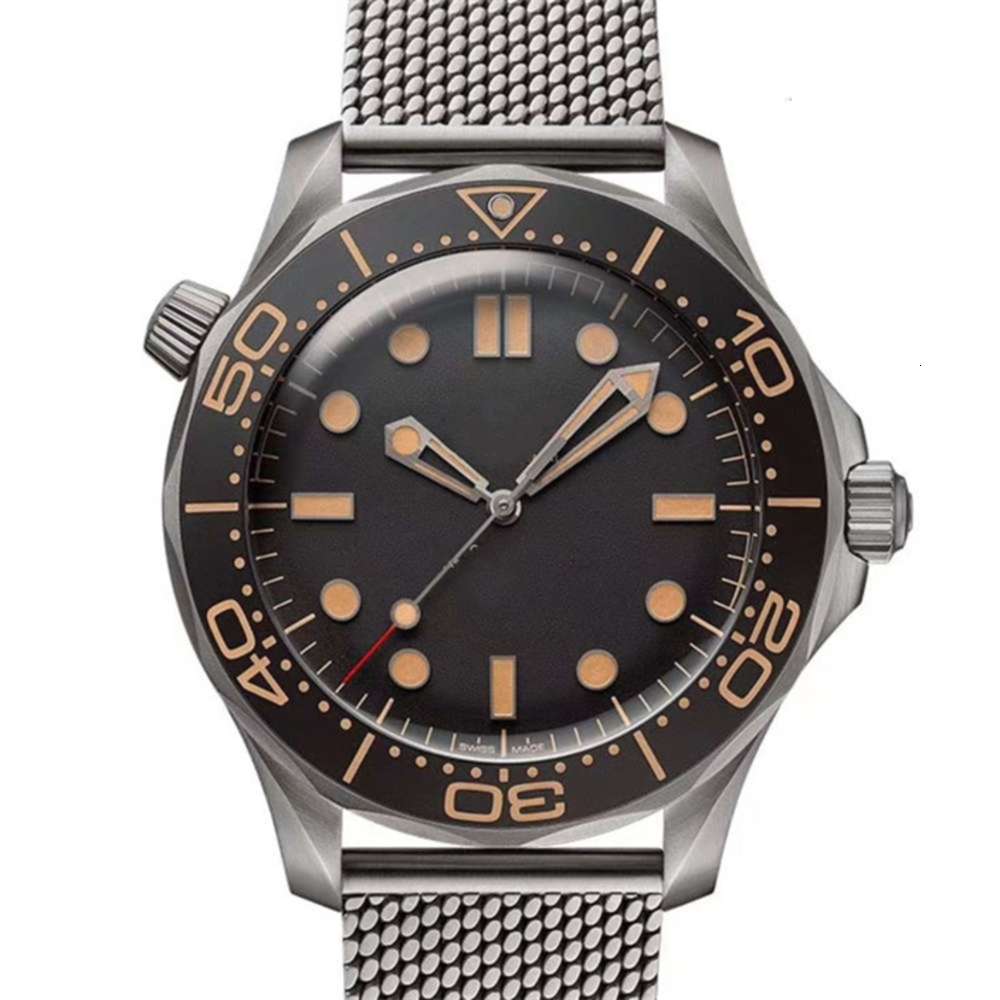 

Mens Diver 007 Stainless Steel Mechanical Automatic Men es Movement Watches Clasp Wristwatches catstore, Slivery;brown