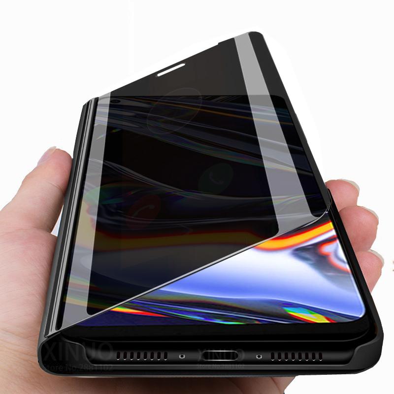 

Smart Mirror Case For OPPO Realme 7 Pro Stand Book Flip Cover 7pro Realme7 Realme7pro Coque Cases Cell Phone, Rose gold