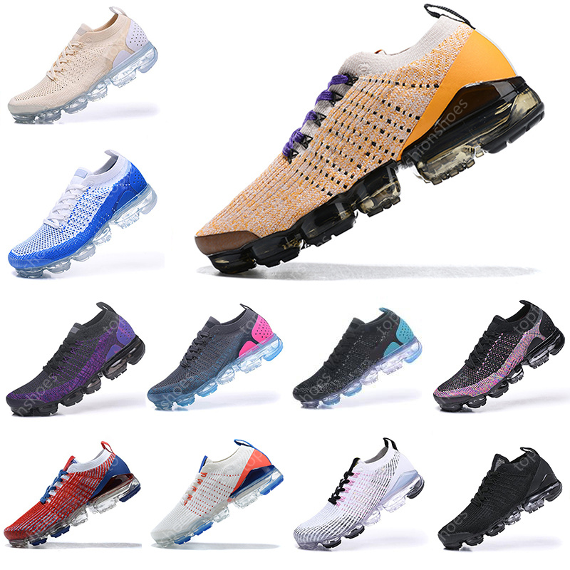 

Top Quality Fly shoe 2.0 2018s 2019s Mens Running Shoes Laceless Triple Black White des chaussures Breathable Women Trainers Zapatos