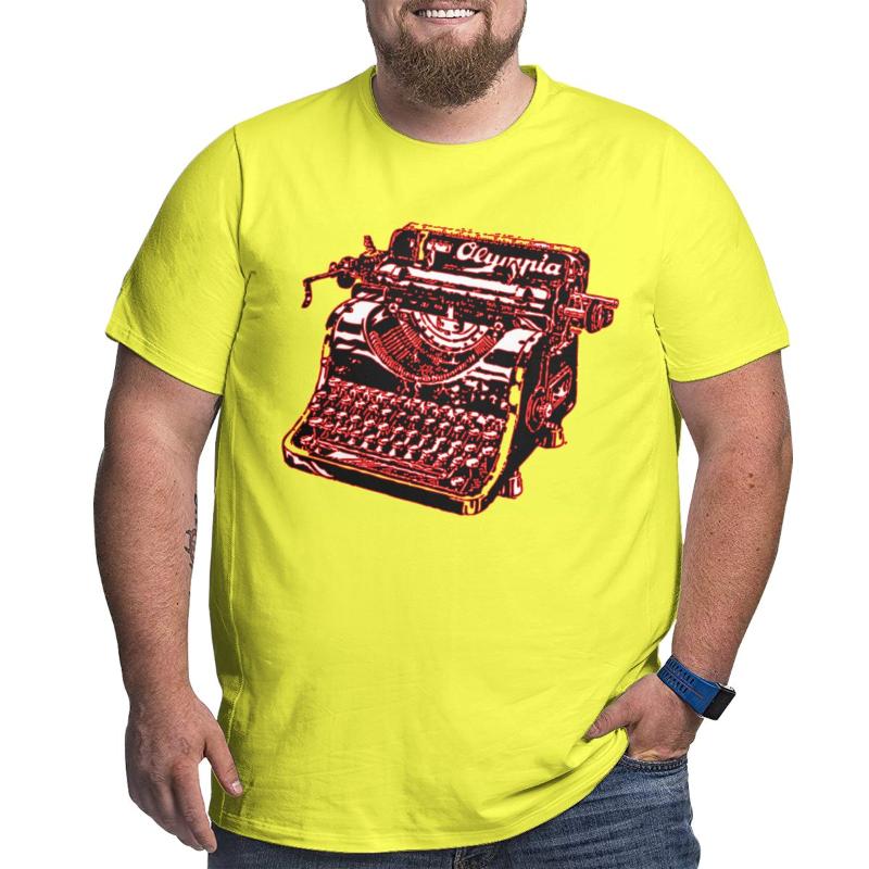 

Men's T-Shirts Typewriter Men Plus Size T Shirts 2022 Good Quality Cotton T-Shirt Tee Workout Shirt For Clothes Tops TX6441, White;black