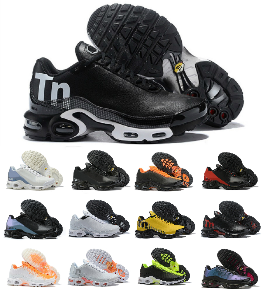 

Plus Tn OG Mercurial Mens Running ShOes Requin Tns Be True Triple Black White University Red Blue UNC Chaussures Womens Trainers Outdoor Sneakers, Z019