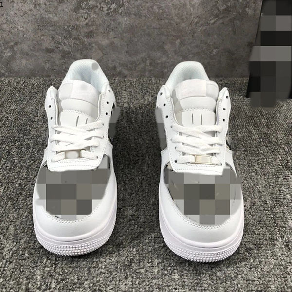 

New Men Women Low Cut One 1 Casual White Black Dunk Sports Skateboard Classic Trainers High Sneakers 36-45 mjk002