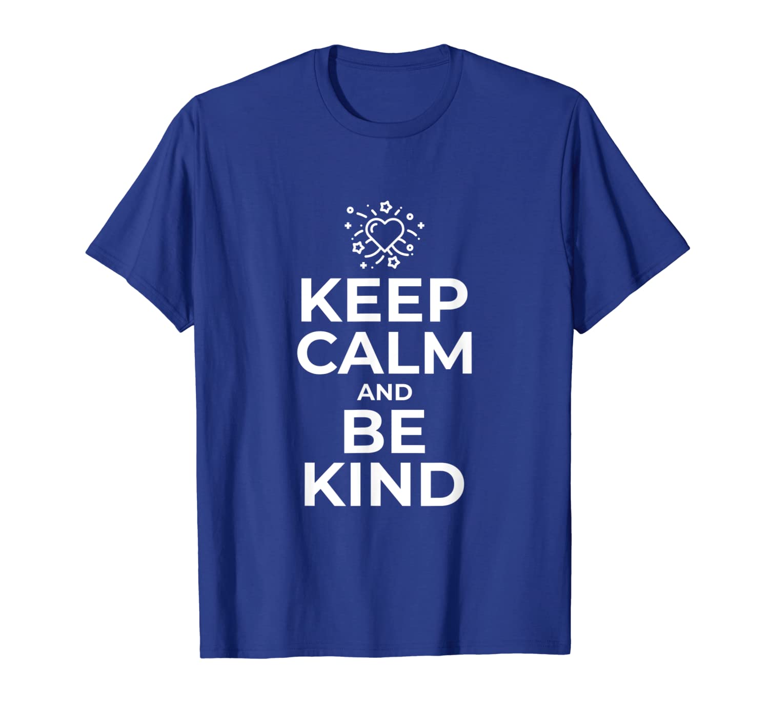 

keep calm and be kind cute anti bullying kindness tshirt, White;black