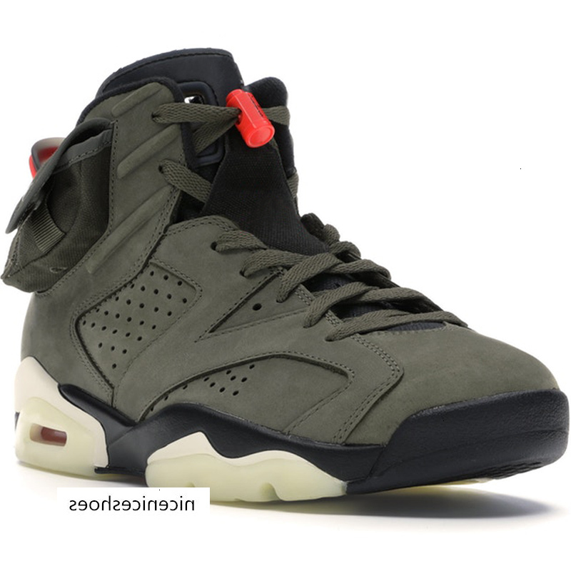 

Reverse Travis Scotts 6 Medium Olive Green Low Men Basketball Shoes 6s VI Sports Sneakers 4 Trainers 1, Sctt 18