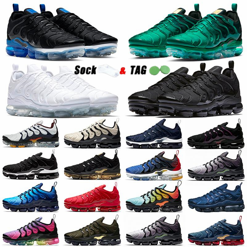 

Air Max Vapormax Tn Plus Running Shoes For Men Women Worldwide Hyper Royal Light Triple Black Gym Red Airmax Vapor Sneakers Trainers Big Siz, 23