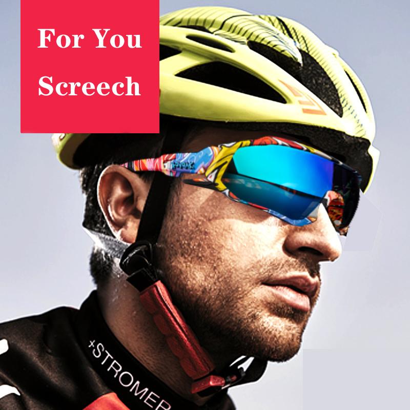 

Outdoor Eyewear Men's Cycling Glasses Bicycle Camouflage Polarized Eye Protection Can Wear Myopia Mountain Bike Sports Women's Sunglasse