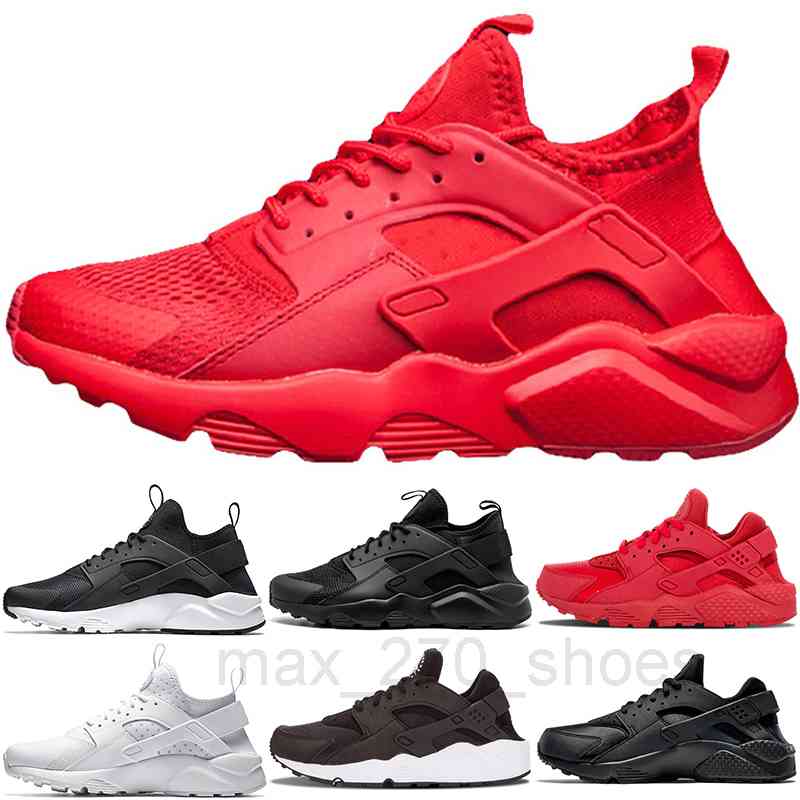 

2021 Huarache Running Shoes 1.0 4.0 Huaraches All Red Triple Black White Breathable Outdoor Jogging Chaussures Classic Mens Trainers Sports, 1.0 black white