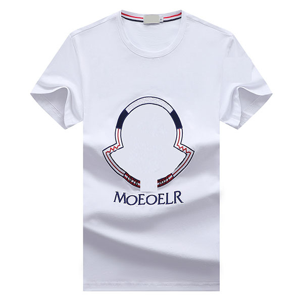 

21SS Monclair Europe and American style mens printed t shirts luxurys designer High Quality Brand shirt Designers Men S Clothing, White;black
