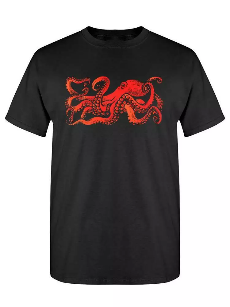 

Red Octopus With Tentacles Tee Men' -Image by Shutterstock, Mainly pictures