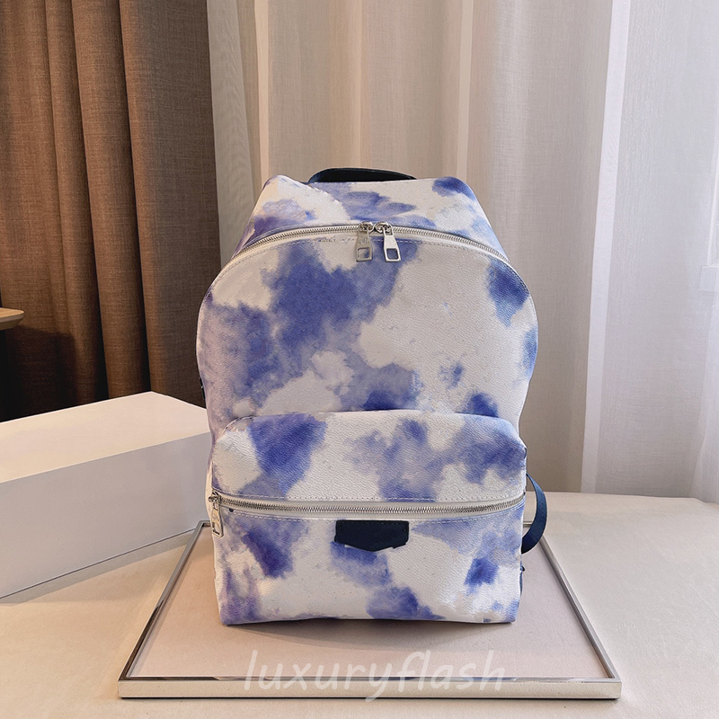

2022 Blue Tie-dye Backpack Designers Luxurys Mens and Womens Fashion Backpacks High-quality All-match Summer Durable Rendering Bags, Not for sale