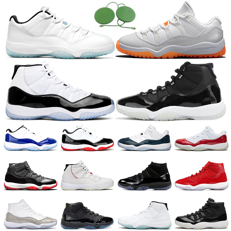 

11 11s basketball shoes men trainers sneakers women 25th Anniversary Legend Blue Citrus Concord Bred Cap and Gown UNC mens womens sports size 5.5-13, #20