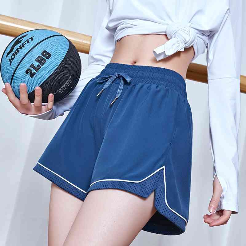 Quick dry running shorts women&#039;s loose and light proof Yoga Fitness pants spring summer 2021-image-702573645