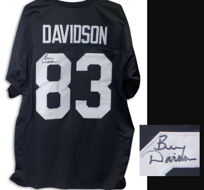 

deangelo hall ben davidson Signed Autograph signatured Autographed auto jersey shirts, Black;green