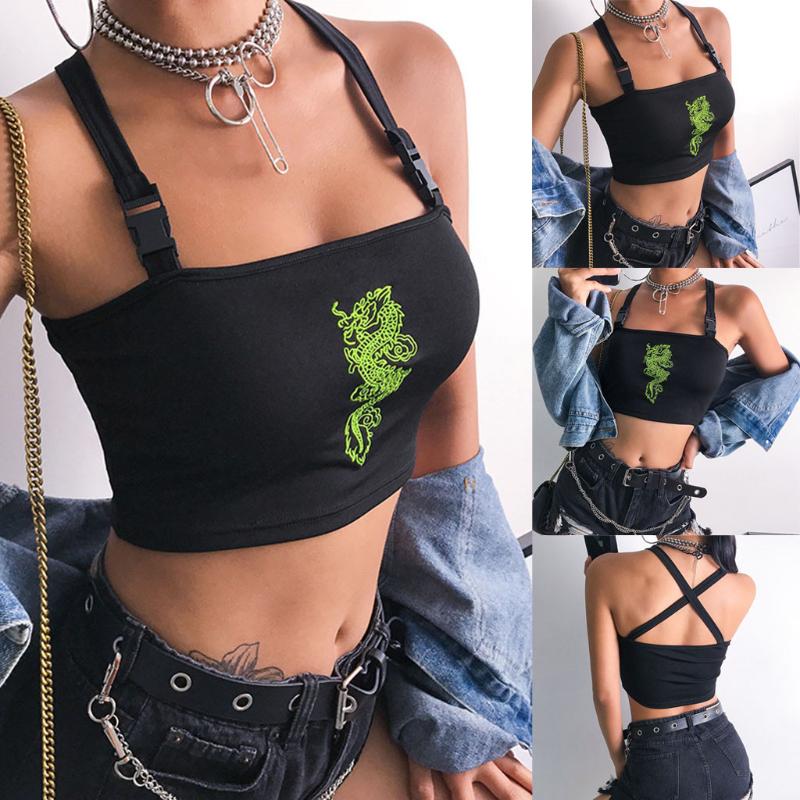 

Women'S Sportswear Tank Top Fashion Sexy Bra Push Up Underwear Reflective Bralet Buckle Tube Camisole Women Breathable Gym Clothing, White;black