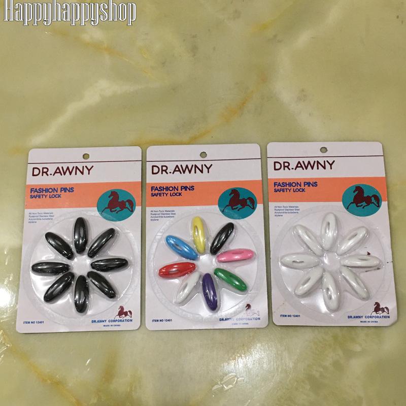

Pins, Brooches 8Pcs/Lot Plastic Safety Brooch For Women Muslim Islamic Accessories Hijab Headscarf Abaya Pins Buckle Fashion Decoration, Gray