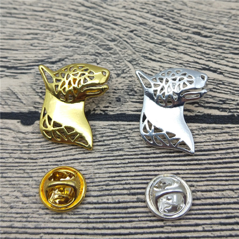 

Bull Terrier and Pins Trendy Animal Metal Suit Brooches Men Fashion Pet Jewellery