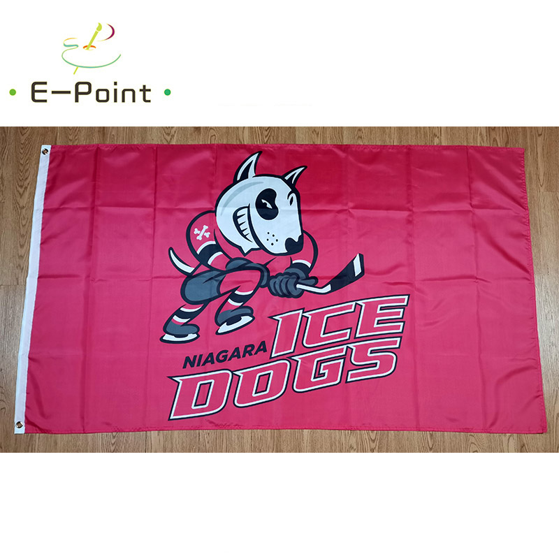 

Canada OHL Niagara IceDogs Flag 3*5ft (90cm*150cm) Polyester flags Banner decoration flying home & garden Festive gifts