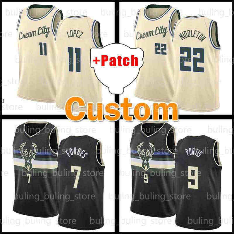 

Custom 2021 Finals Milwaukee Jrue 21 Holiday Basketball Jersey Bucks Brook 11 Lopez Patch Khris 22 Middleton Bobby Portis Pat Connaughton P.J. Tucker Bryn Men Forbes, Custom new jersey