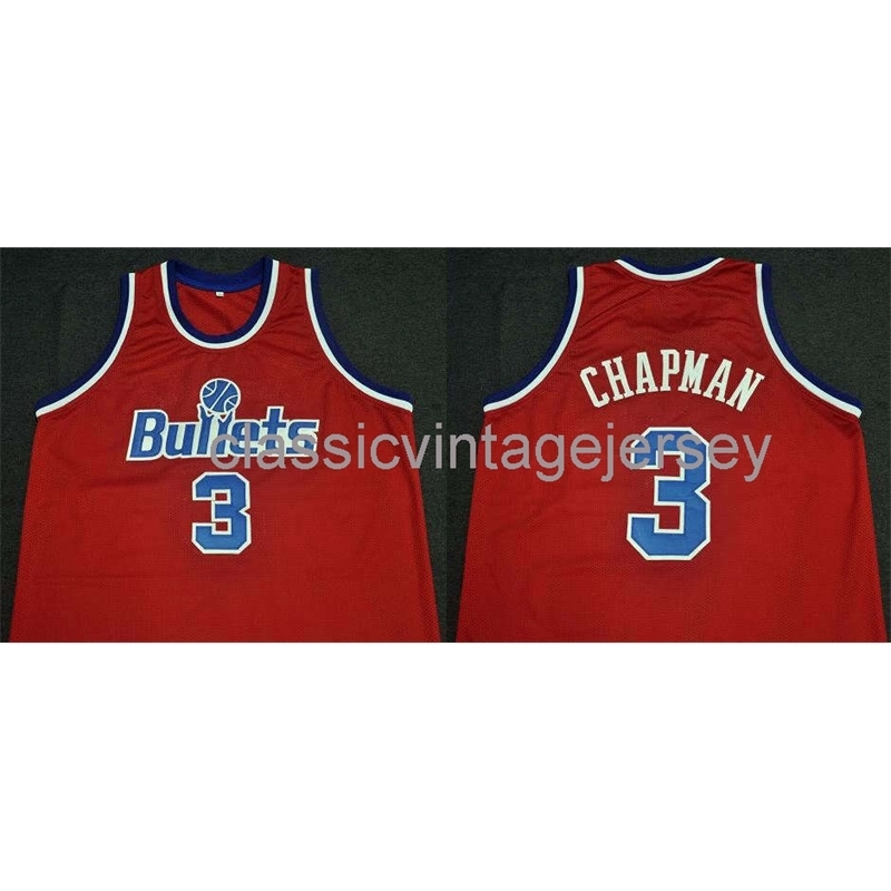 

Stitched Custom REX CHAPMAN AWAY CLASSICS BASKETBALL JERSEY Ncaa Men Basketball Jerseys, Red