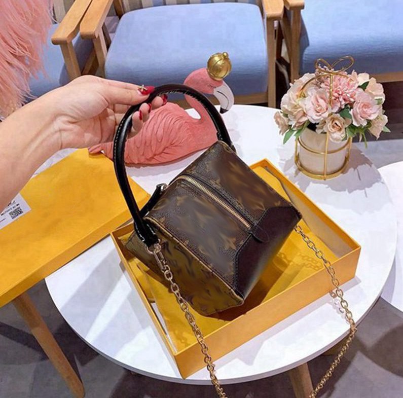 

luxury handbag fashion women crossbody bag favorite design logo chain clutch leather handbags bags wallet - l2458, Red;black