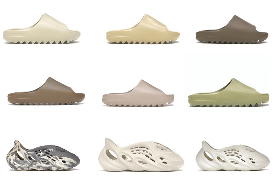 

2021 Kanye Sandal Slip-On Slides Foam Runner Men Women Slippers Enflame Orange Royal Blue sandals Desert Sand Resin Grey Earth Brown Triple Black White Kids, A2 resin 36-47