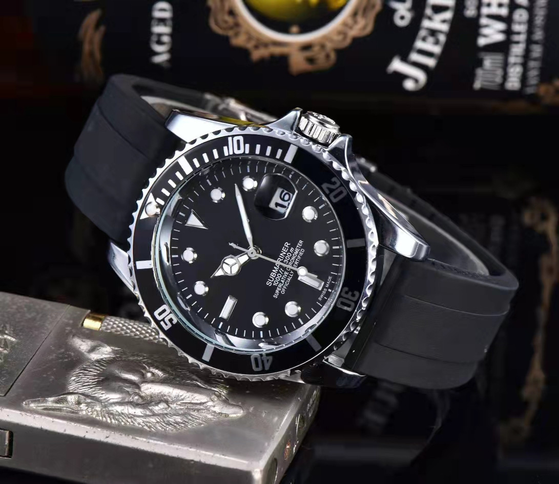 

Mens Watches Top Brand Luxury Quartz WristWatches women Casual Rubber band Military Waterproof Sport watch stainless steel relojes ROLE, R1