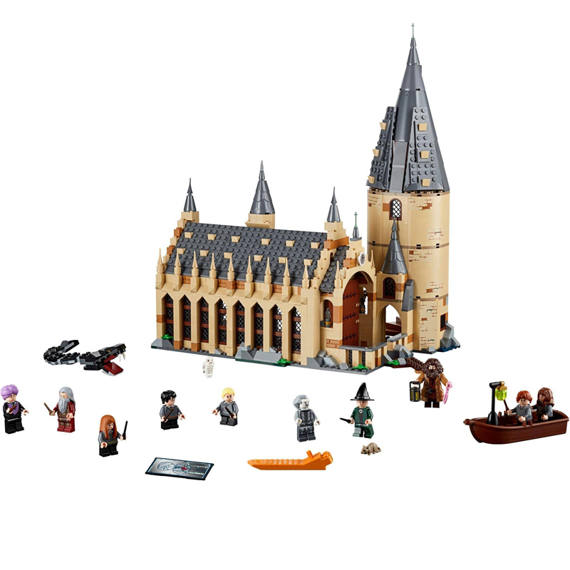

2021 NEW Magic Castle In Sky Great Hall Building Blocks Figure Bricks Toys Gift X0503