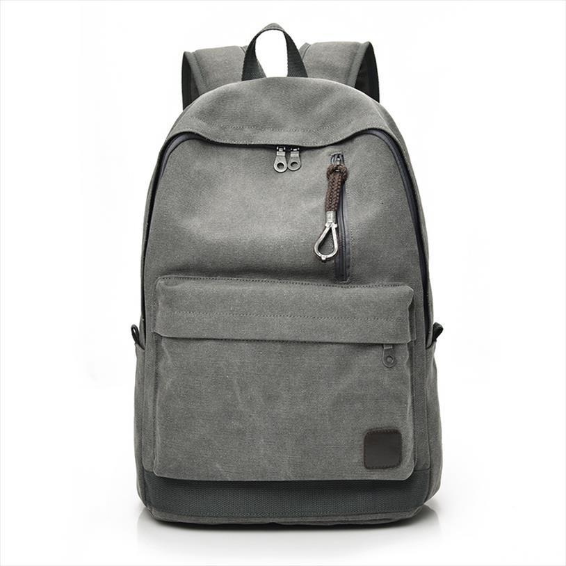 

women men canvas backpacks large school bags for teenager boys girls travel lapbackbag mochila rucksack grey