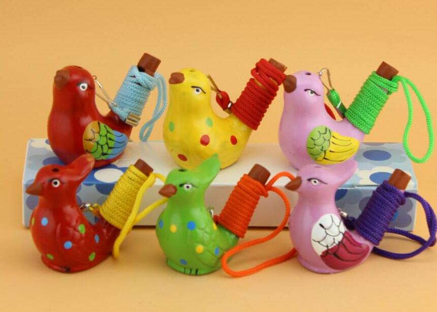 

Ceramic Water Bird Whistle Spotted Warbler Song Chirps Home Decoration For Children Kids Gifts Party Favor ju0665