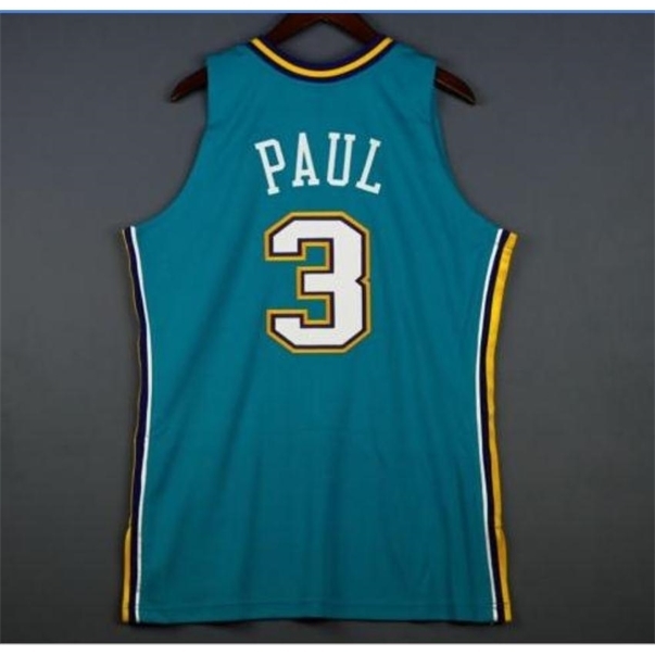 

Custom Men Youth women Vintage Chris Paul Mitchell Ness 05 06Jersey College basketball Jersey Size S-6XL or custom any name or number jersey, Green women s-2xl