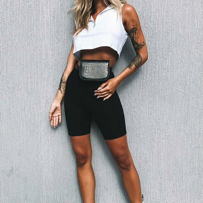 

Women' Shorts Women Solid Color Outdoor Exercise Plain Active Summer Cycling Stretch Basic Soft Female Sport Casual, As pic