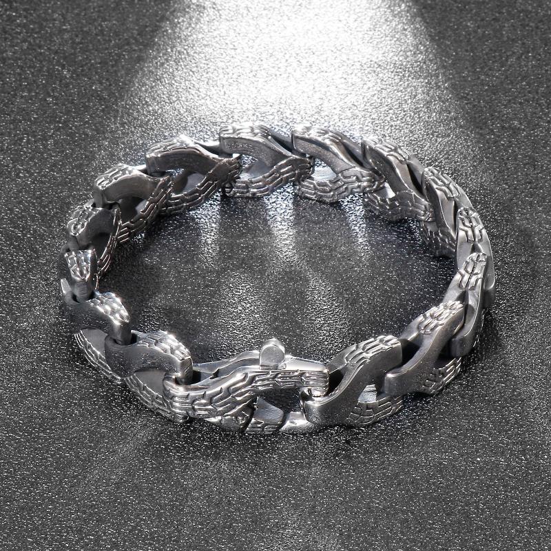 Charm Bracelets Man&#039;s Jewelry Store 14mm Stainless Steel Unique Bracelet Men Party Dancing For Man JB125394-BDJX-image-708859786