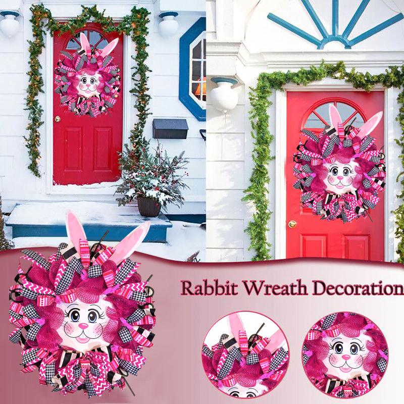 

Easter Thief BuCartoon Shape Decoration Animal Ornaments For Window Door Wreath Funny Holiday Home Decorative Flowers & Wreaths