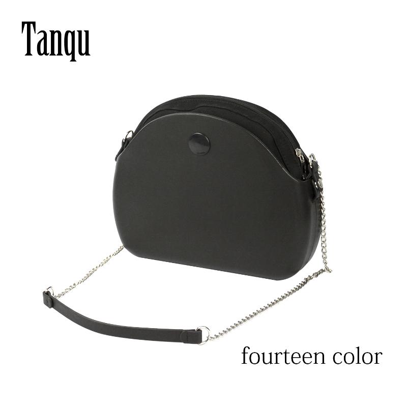 

Tanqu O Bag Moon Light Body With Long Chain Waterproof Inner Pocket Rubber Silicon Obag Women Handbag Shoulder Bags, Beige