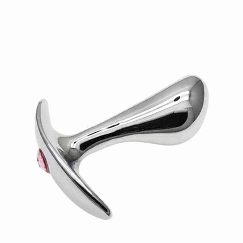 

NXY Anal Toys 2 Style Stainless Steel Metal Anal Butt Plug G-spot Use for Men and Women Masturbation Vaginal Anus Dilator Massager Buttplug 1203