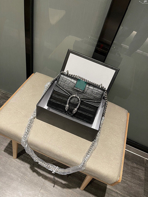 

2021 new leather messenger bag fashion Bacchus shoulder bag chain portable female bags
